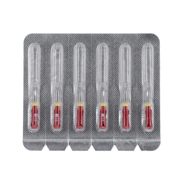 Maxima Hand K-File 25 mm Size 55 Red 6/Pk
