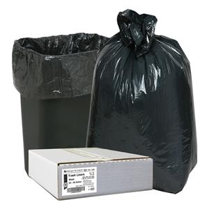 Bag Trash Slim Jim 23gal Plastic 28x45 Black 100/Ca