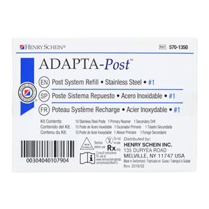 ADAPTA-Post Post Kit Stainless Steel Size Red Ea