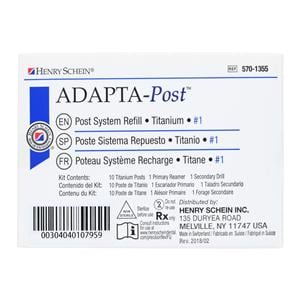 ADAPTA-Post Post Kit Titanium Red Ea