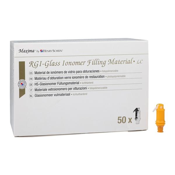 Maxima RGI Glass Ionomer Application Capsule Assorted Package 50/Pk