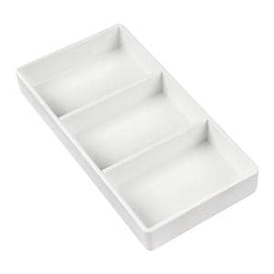 Drawer Organizer Instrument Tray 4 in x 8 in Size 17 Light Gray Ea