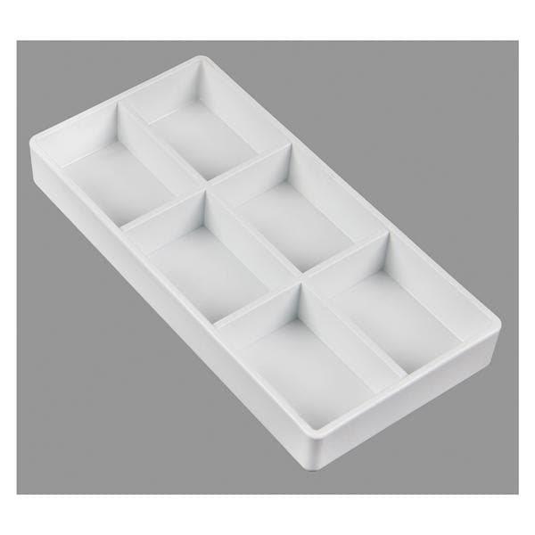 Draw Organizer Instrument Tray 4 in x 8 in Size 20 Light Gray Ea