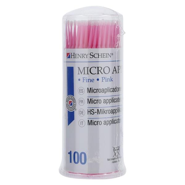 Bendable Micro Applicator Fine Pink 100/Pk