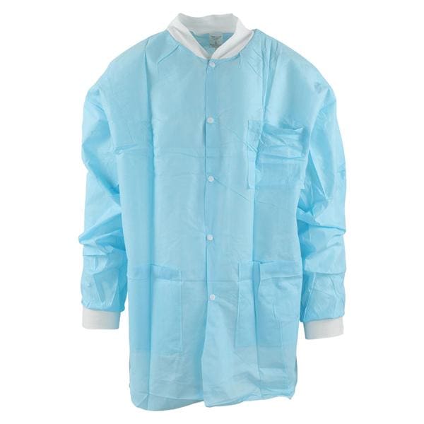 Maxi-Gard Protective Jacket SMS Medium Sky Blue 10/Pk