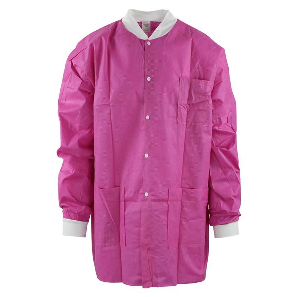 Maxi-Gard Protective Jacket SMS X-Large Raspberry 10/Pk