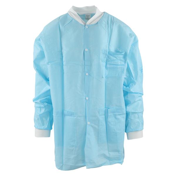 Maxi-Gard Protective Jacket SMS Large Sky Blue 10/Pk