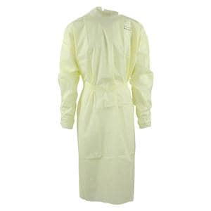 Isolation Gown AAMI Level 2 SMS X-Large Yellow 10/Bg, 10 BG/CA