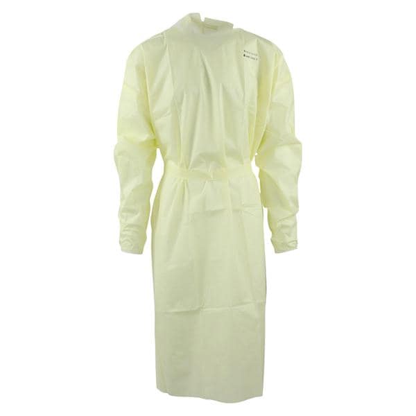 Isolation Gown AAMI Level 2 SMS X-Large Yellow 10/Bg