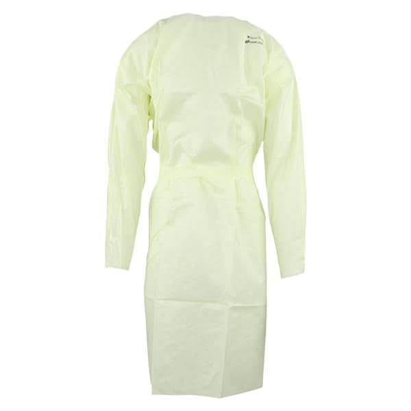 Isolation Gown AAMI Level 3 SMS Large Yellow 10/Bg