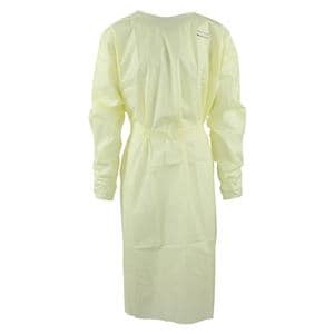 Isolation Gown AAMI Level 2 SMS Medium Yellow 10/Bg, 10 BG/CA