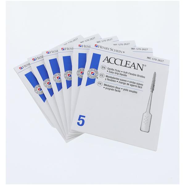 Acclean Dental Picks Patient Pack Unflavored 5/Package 72Pk/Bx