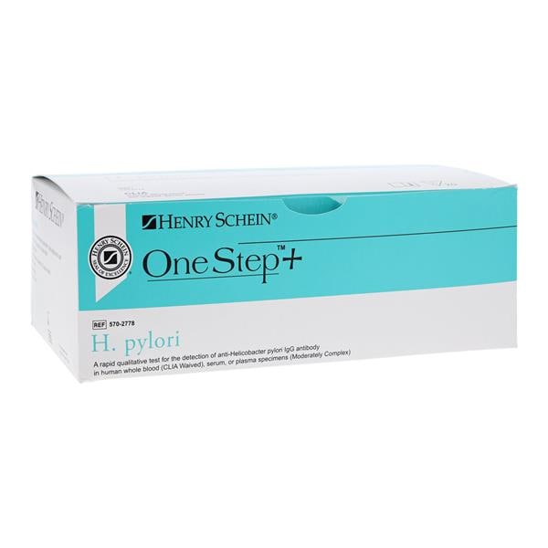Henry Schein OneStep+ H. Pylori Test Kit CLIA Waived 20/Bx