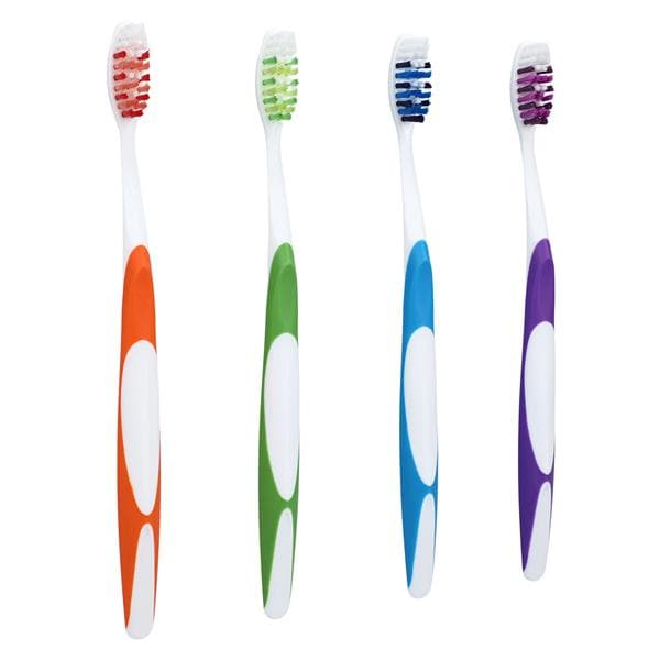 Acclean Toothbrush Adult 31 Tuft Compact 4 Colors 72/Bx