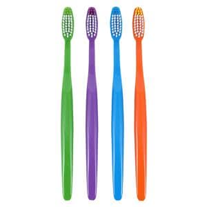 Acclean Toothbrush Adult Angled 40 Tuft Compact 4 Colors 72/Bx