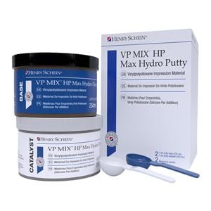 VP Mix HP Max Hydro Impression Material Ptty Fst Set 250 mL Unflvrd Bs & Cat Ea