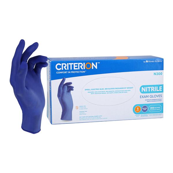 Criterion N300 Nitrile Gloves Small Electric Blue Non-Sterile