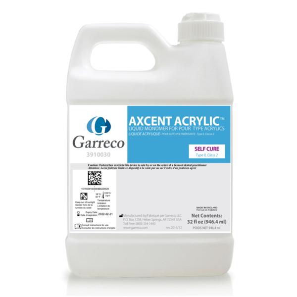 Axcent Denture Resins Liquid 1Qt/Ea