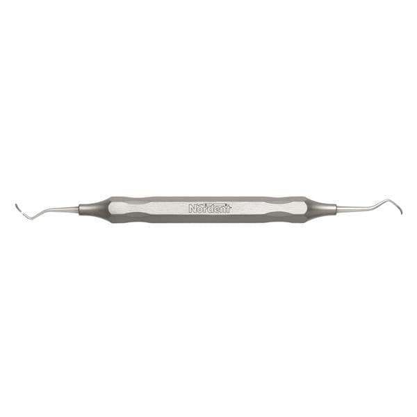 Curette Columbia Double End Size 13/14 DuraLite Hex Stainless Steel Ea