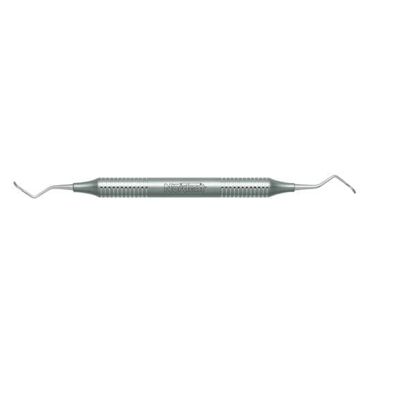 Curette Columbia Double End Size 4R/4L DuraLite Round Stainless Steel Ea