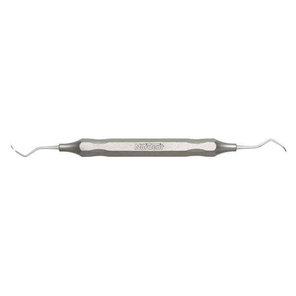 Universal Curette Barnhart Double End Size 5/6 DuraLite Hex Stainless Steel Ea