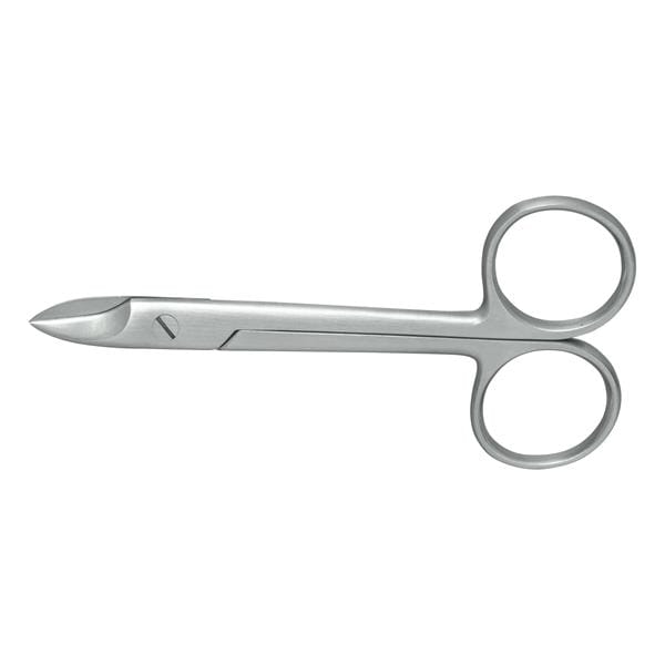 Crown & Collar Scissors 4 in Curved Ea