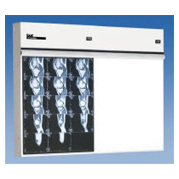 Trimline X-Ray Illuminator White Horizontal 3-1/4x28x22" 2n1 Wl Mnt W/ Rtnr Ea