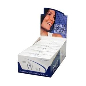 Sheer White At Home Tooth Whitening Film Introductory Kit 20% Carb Prx 6/Pk