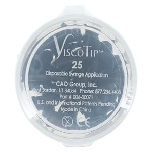 Visco-Tip Brush Tips 25/Pk