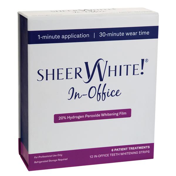 Sheer White In Office Whitening System Kit 20% Hydrogen Peroxide 3/Pk