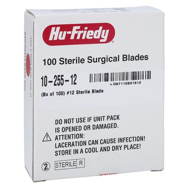 Blade Surgical #12 Sterile 100/Bx