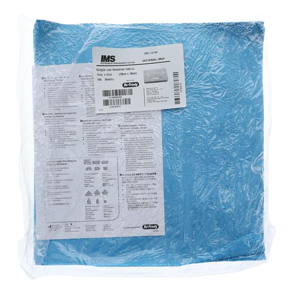 IMS Universal Wrap 15 in x 15 in Blue 100/Bx