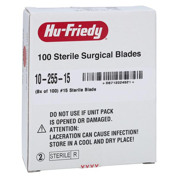 Blade Surgical #15 Sterile 100/Bx