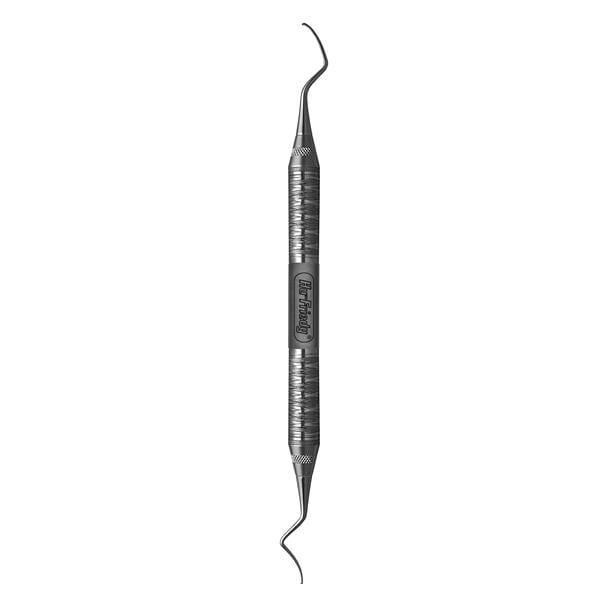 Curette Furcation Quetin Double End Size MD1 #6 Satin Steel Immunity Steel Ea