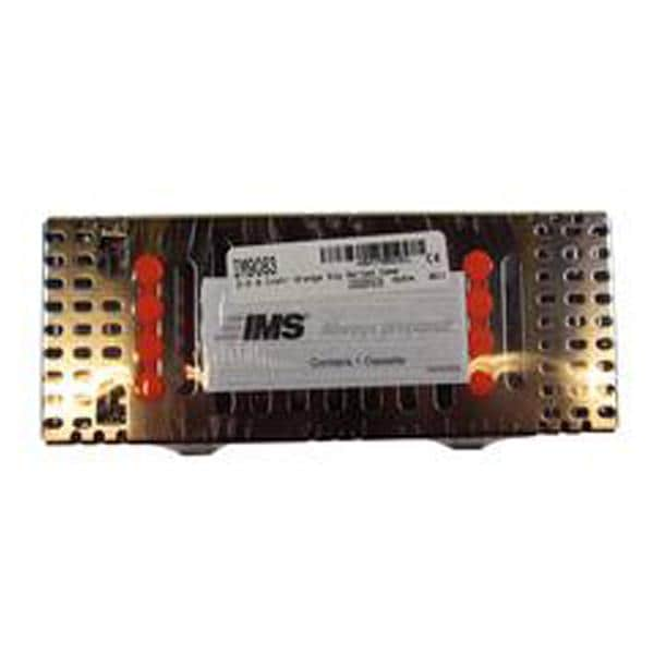 IMS Instrument Cassette Stainless Steel Orange 8 Instruments Ea