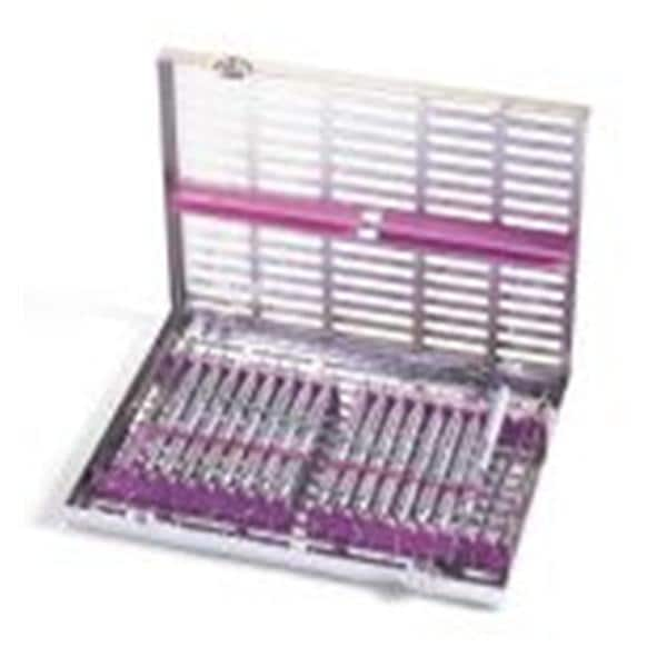 IMS Instrument Cassette Stainless Steel Purple 8 Instruments Ea