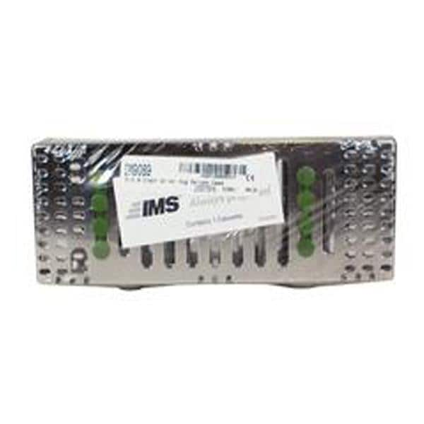 IMS Instrument Cassette Stainless Steel Green 8 Instruments Ea