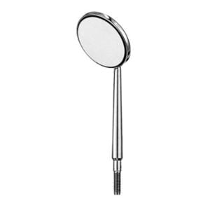 Mirror Head Stainless Steel Size 4 Simple Stem 12/Pk