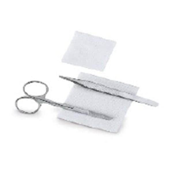 Suture Removal Kit Gauze/Metal Instruments, 50 EA/CA