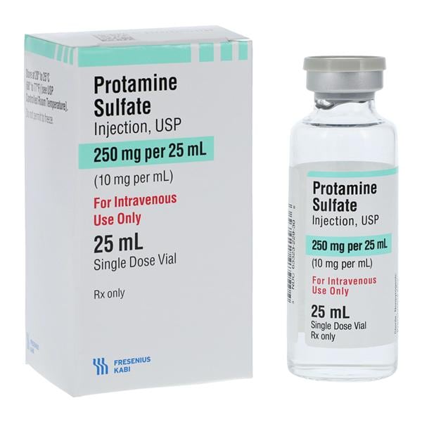 Protamine Sulfate Injection 10mg/mL SDV 30mL Ea