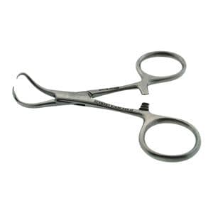 Backhaus Towel Forcep Stainless Steel Autoclavable Reusable Ea