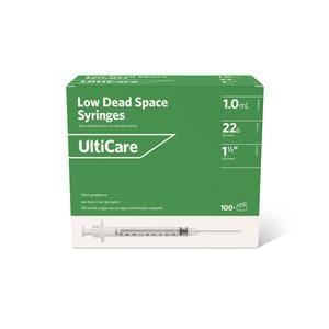 UltiCare _ Syringe/Needle 22gx1-1/2" 1mL Fixed Prm Atch Ndl Cnvntnl LDS 100/Bx, 30 BX/CA