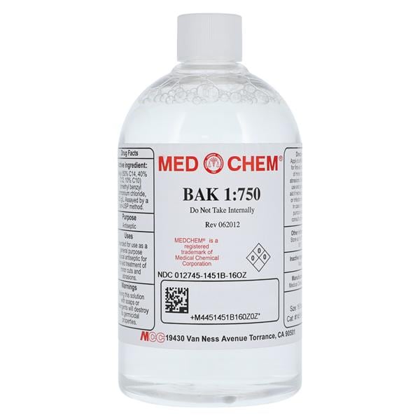 Benzalkonium Chloride Solution 16oz/Bt