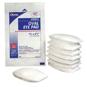 Cotton Eye Pad 1-5/8-2-5/8" Sterile Oval Not Made With Natural Rubber Latex