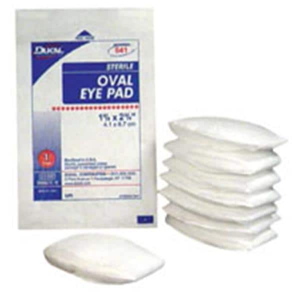 Cotton Eye Pad 1-5/8-2-5/8" Sterile Oval Not Made With Natural Rubber Latex