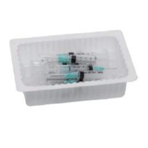 Hypodermic Syringe/Needle 21gx1" 5cc Luer Lock Conventional Low Dead Space 25/Bx