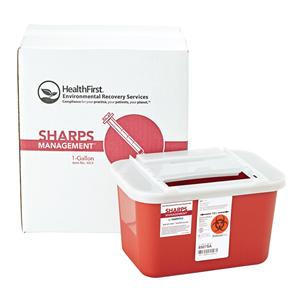 Sharps Management Sharps Mailer System 1gal Small Red/White Ea