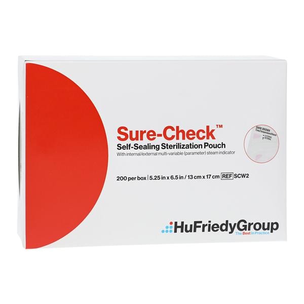 Sure-Check Sterilization Pouch 5.25 in x 6.5 in 200/Bx