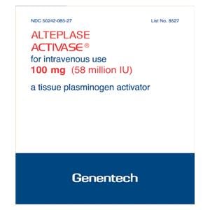 Activase Injection 100mg/Vl Powder SDV 100mL/Vl