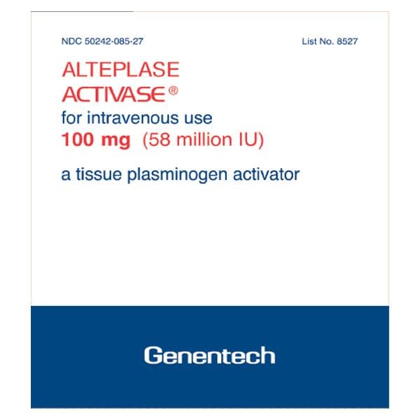 Activase Injection 100mg/Vl Powder SDV 100mL/Vl